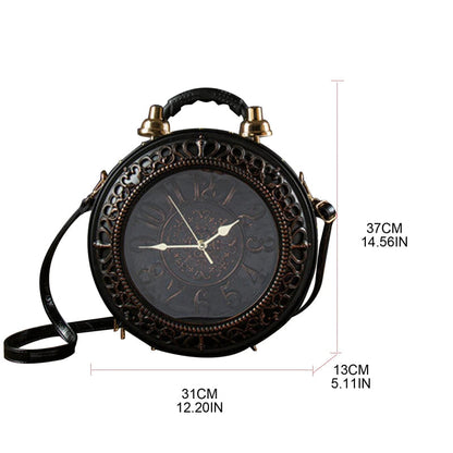 Unique Retro Style Clock Purse Bag