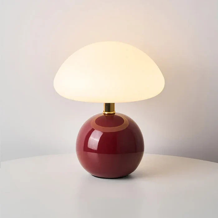 Classic White Mushroom Table Lamp
