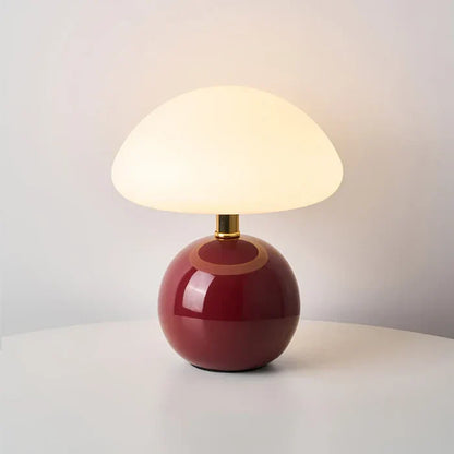 Classic White Mushroom Table Lamp