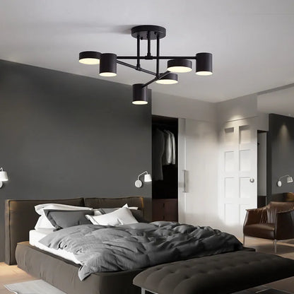 Stylish 6-Light Adjustable Ceiling Fixture - Fesara