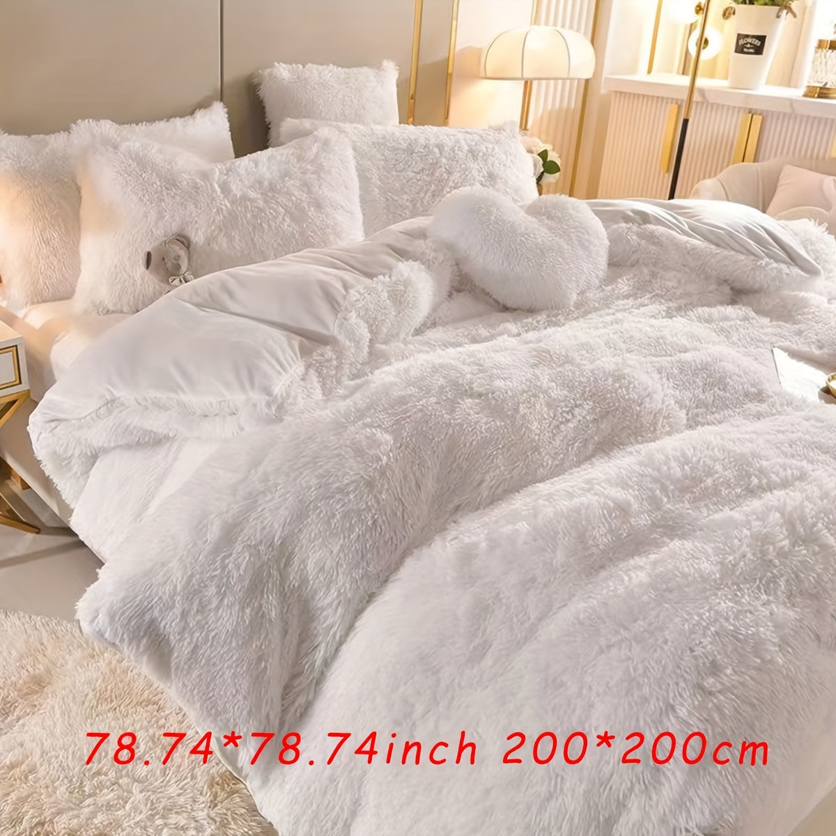 Soft Plush Velvet Duvet Cover Set for Cozy Bedding