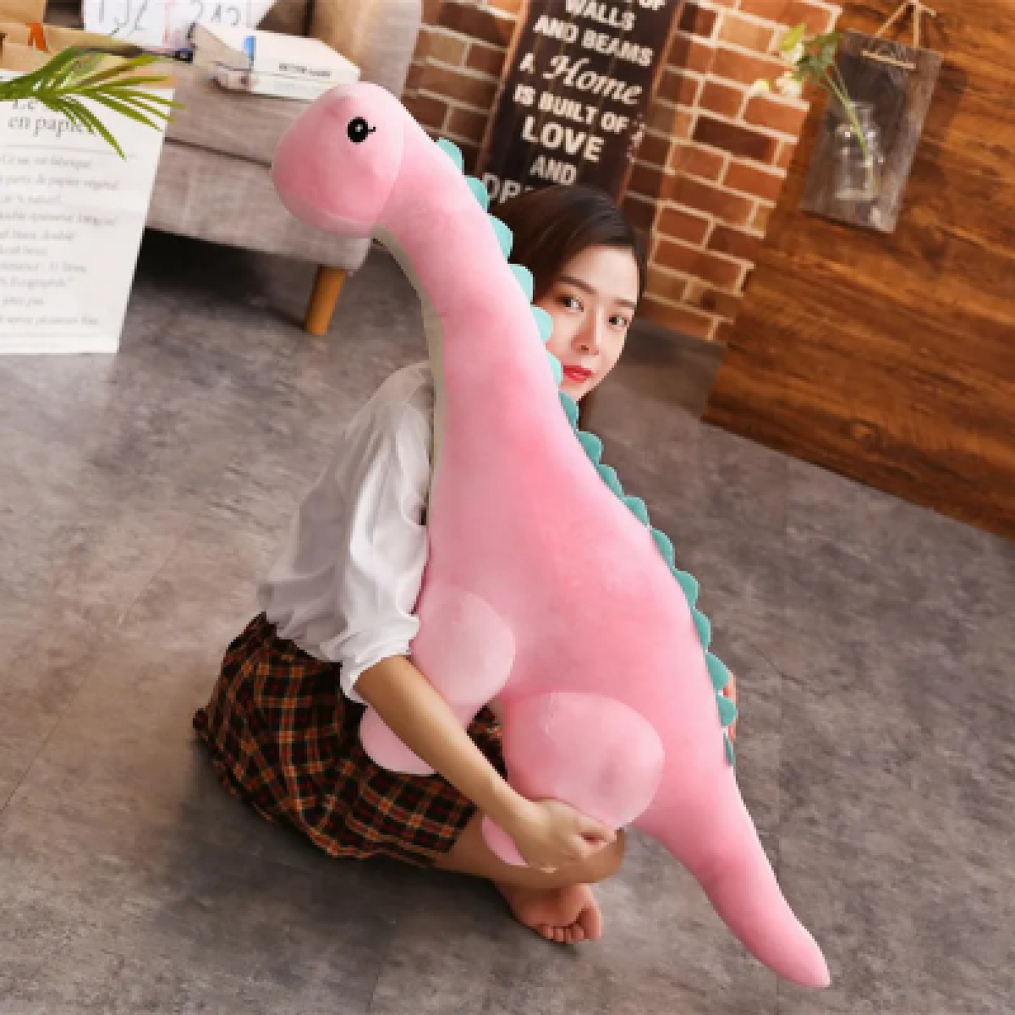 Big Soft Dinosaur Cushion Toy