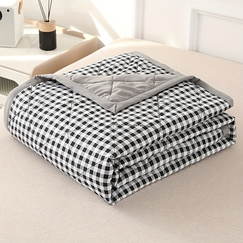 Fesara | Classic Lightweight Plaid Throw Blanket - Fesara