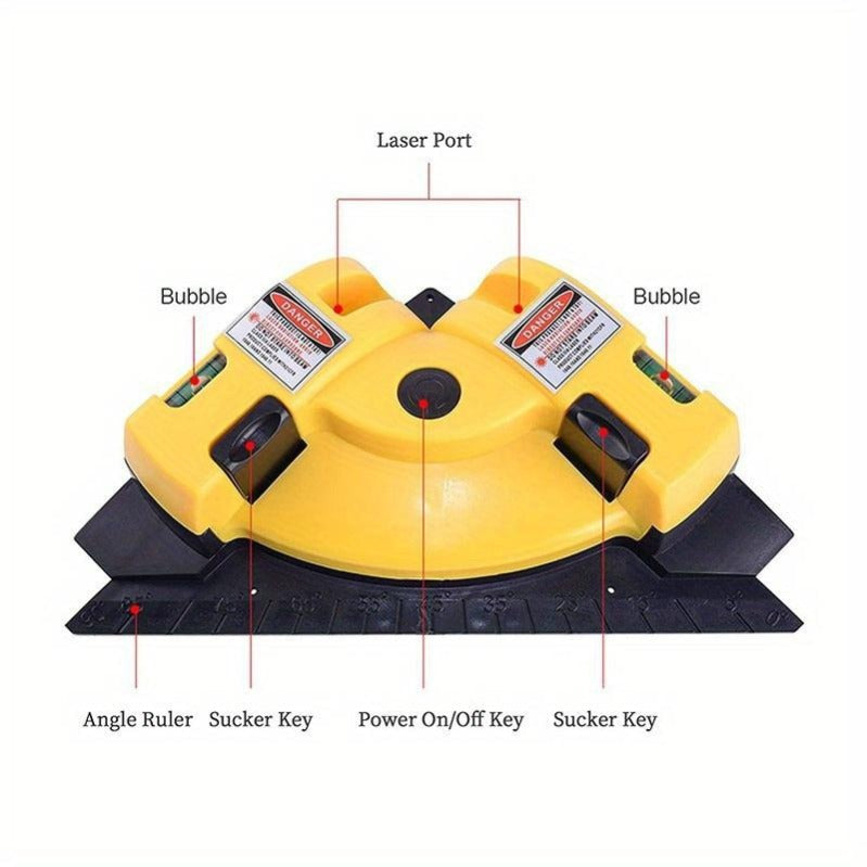 Accurate 90 Degree Crossbeam Laser Level