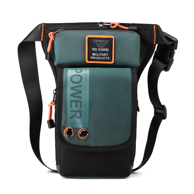 Customizable Men's Biker Waterproof Leg Bag