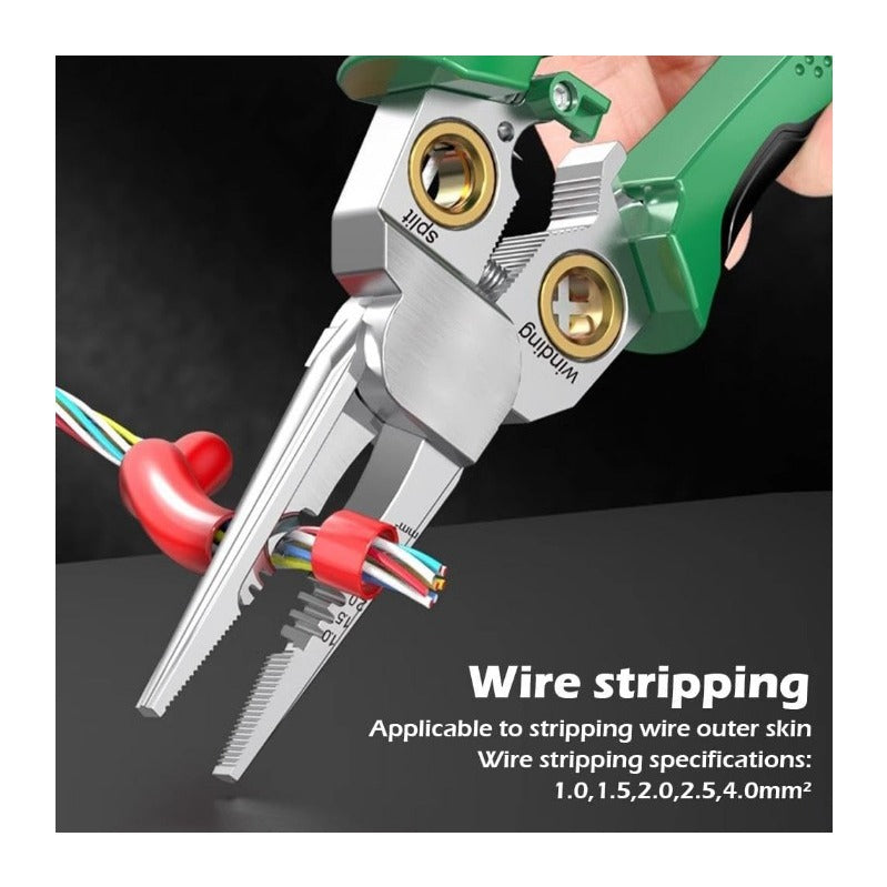 Multi-Function Wire Stripper with Voltage Tester
