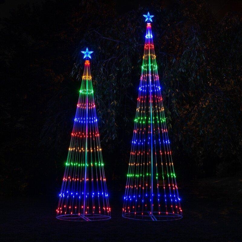 Synchronized Colorful LED Christmas Tree