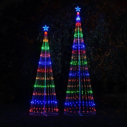 Synchronized Colorful LED Christmas Tree