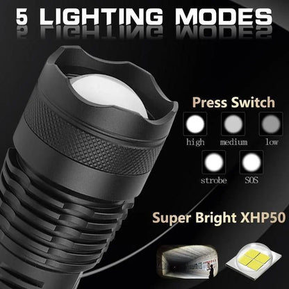 Brightest 90000 Lumen LED Flashlight