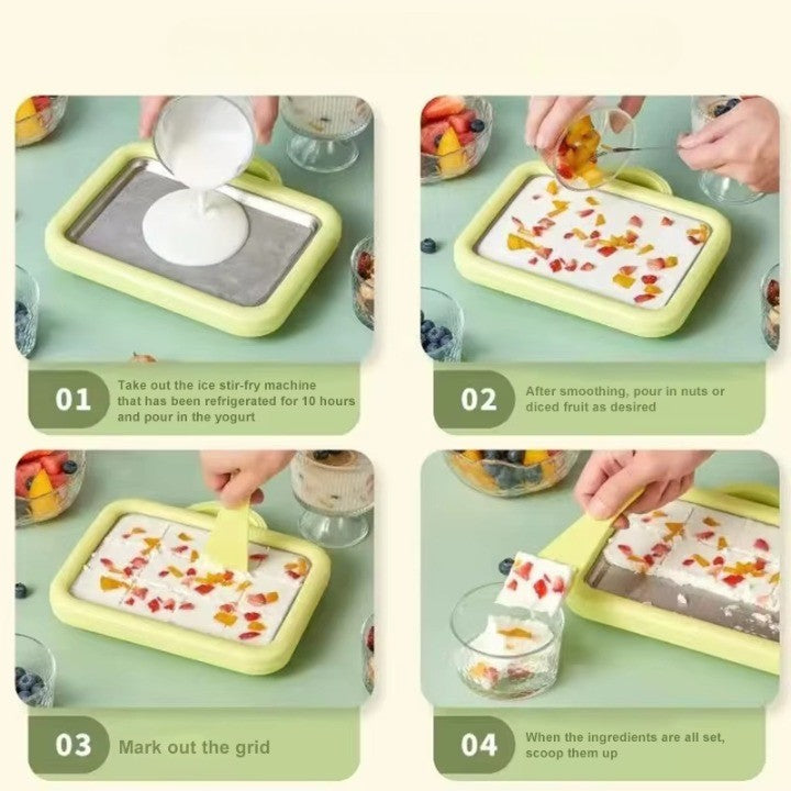 Easy Homemade Ice Cream Maker Tray