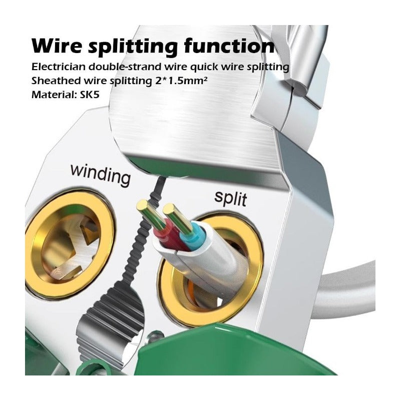 Multi-Function Wire Stripper with Voltage Tester