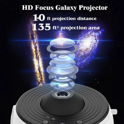 Cosmic Star Light Projector Galaxy Night Lamp