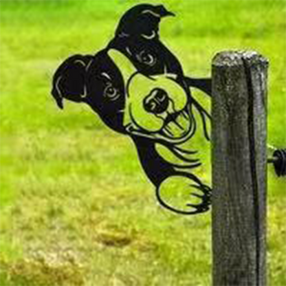 Rustic Country Metal Yard Decor