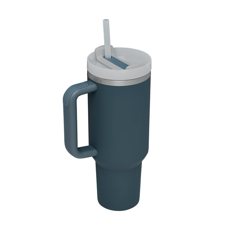 Large Thermal Coffee Cup 40oz with Lid and Straw