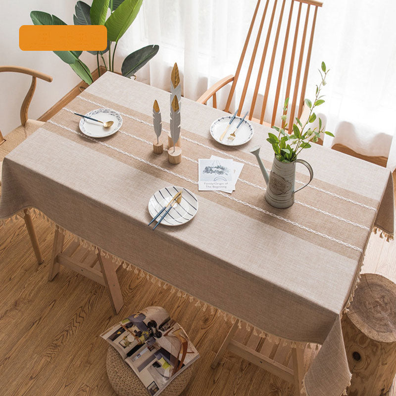 Easy Care Waterproof Tablecloth for Kitchen and Dining
