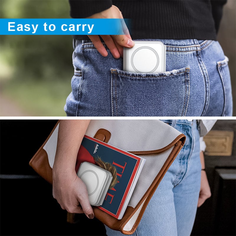 Compact 3-in-1 Portable Wireless Charging Pad