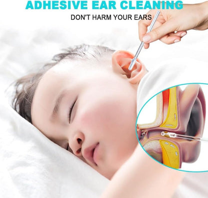 Washable Silicone Ear Cleaning Swabs
