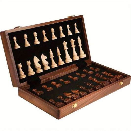 Classic Wooden Chess Board Set for Tournament Play - Fesara