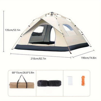 Easy Setup 4 Person Pop Up Waterproof Tent