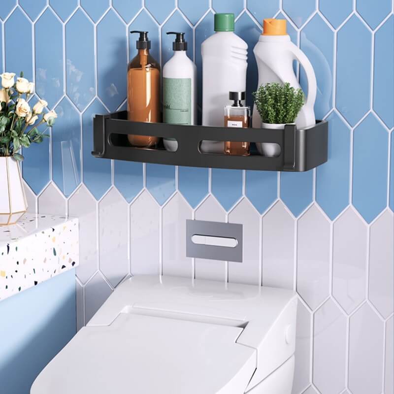 Modern Silver Bathroom Storage Organizer