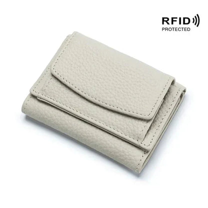 Secure Slim Leather Wallet Card Protector