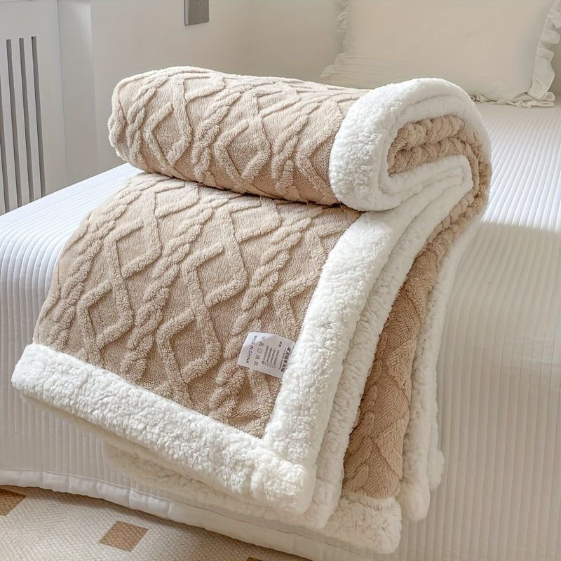 Cozy Soft Plush Throw Blanket for Home Decor