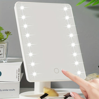 Bright 16 LED Adjustable Vanity Mirror