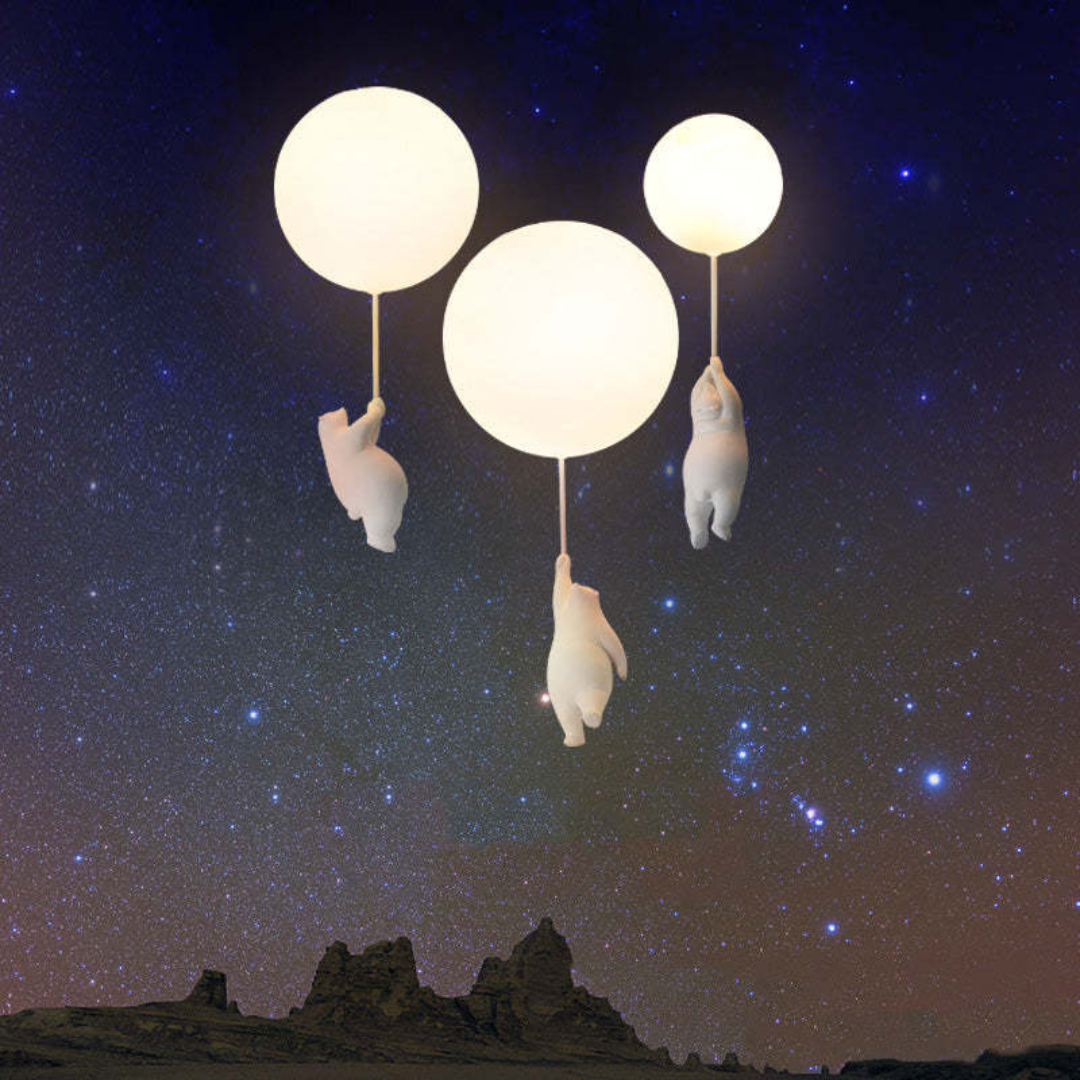Fun Bear Pendant Light Fixture