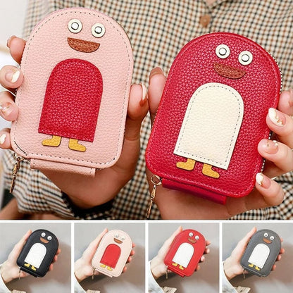 Adorable Penguin PU Card Holder Wallet