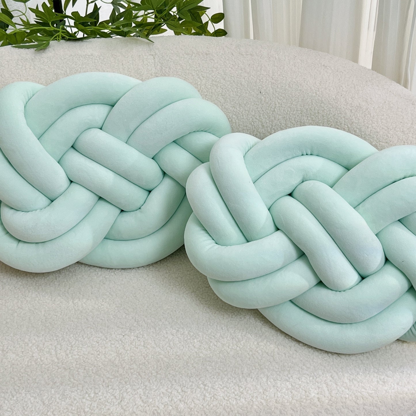 Plush Cloud Pillow - Soft Sleep Pillow with Button Detail