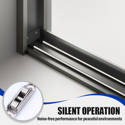 Smooth Silent PVC Window Sliding System