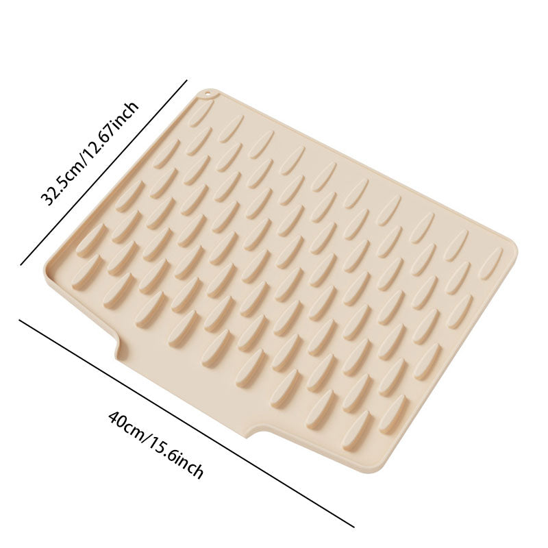 Quick Dry Silicone Kitchen Drain Mat