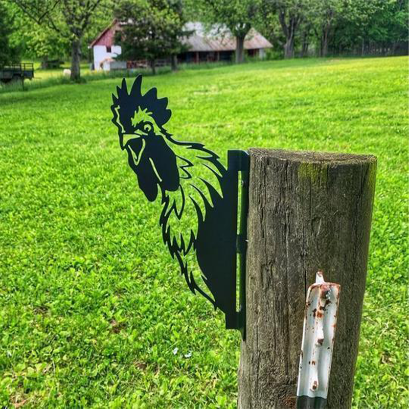 Rustic Country Metal Yard Decor