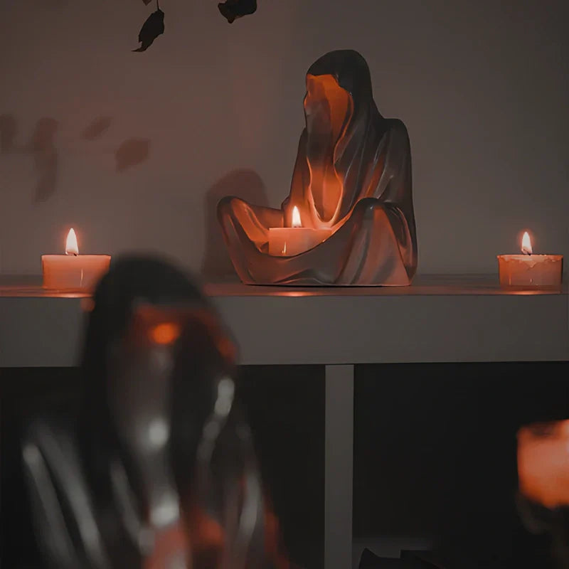 Elegant Metal Candle Stand