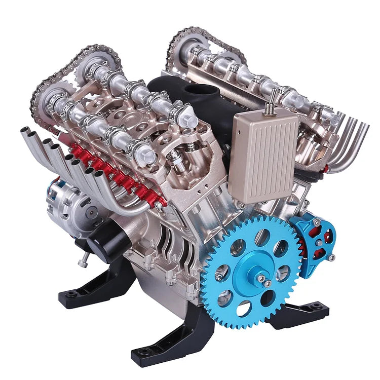 Vintage Car Engine Block Desk Model