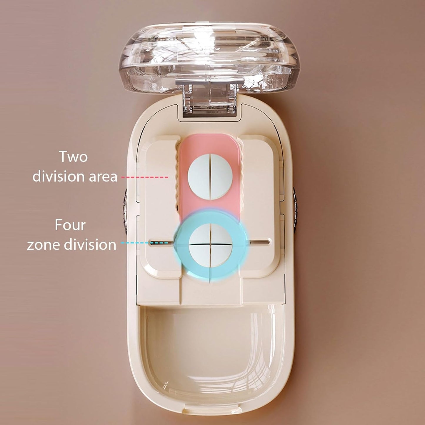 Compact Travel Pill Box with Adjustable Cutter