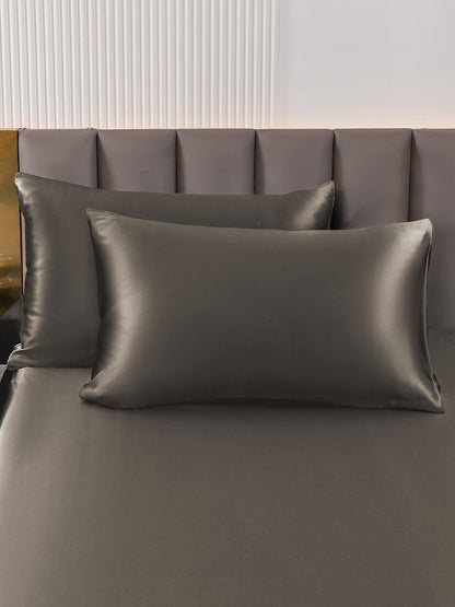 Soft Mulberry Silk Pillowcase Set with Hidden Zipper