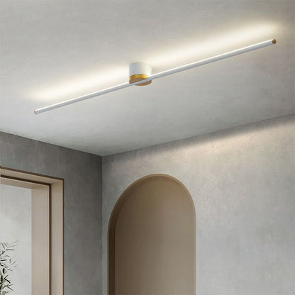 Sleek Contemporary LED Semi Flush Ceiling Lamp