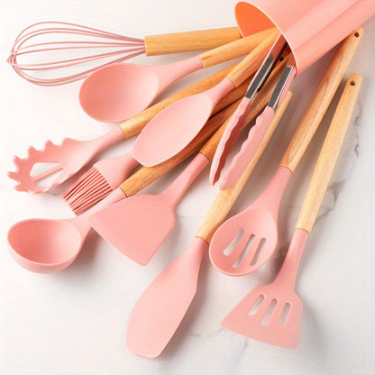 Premium 12-Piece Silicone Cooking Utensil Set