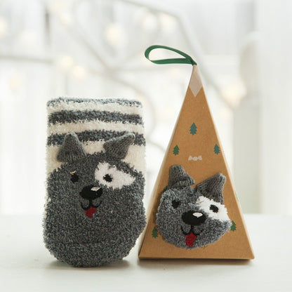 Cozy Christmas Socks Gift Set Soft Plush Design