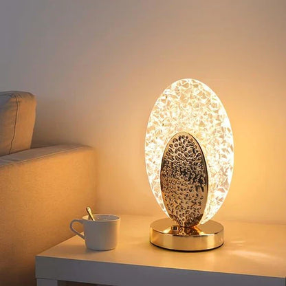 Colorful Peacock Table Lamp USB Rechargeable LED Light