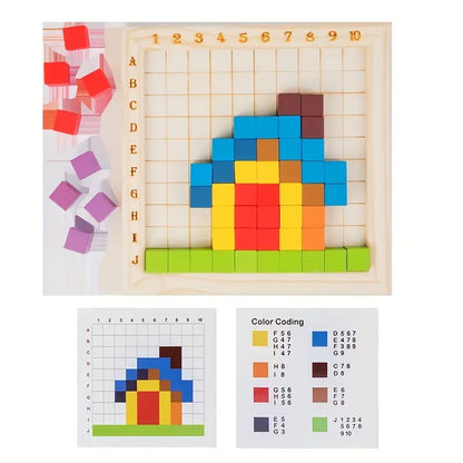 Wooden Educational Alphabet and Number Set