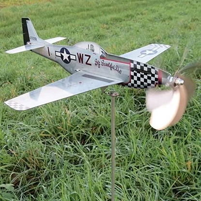 Vintage Airplane Garden Spinner