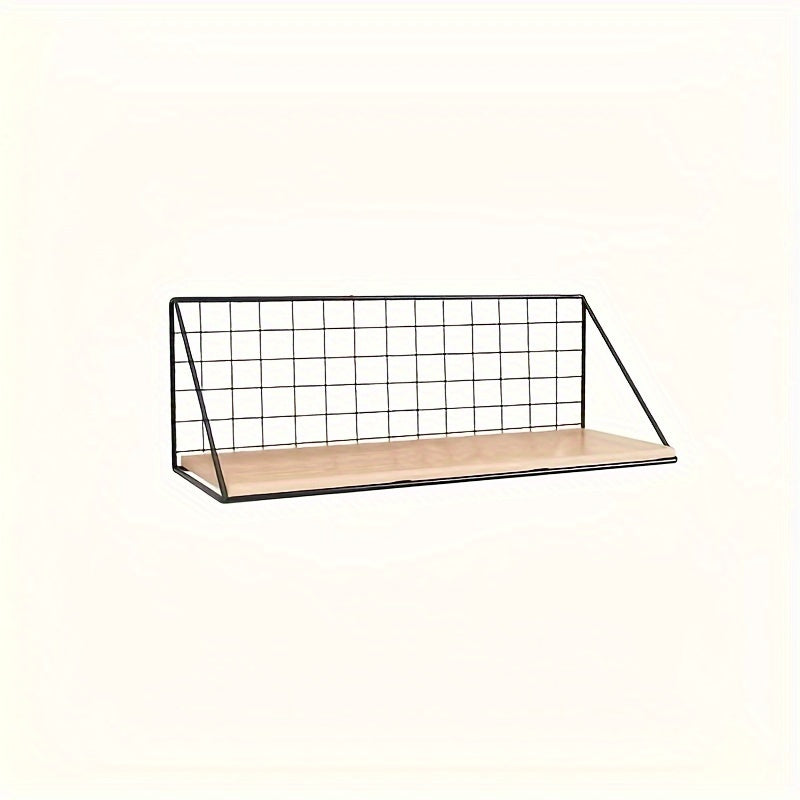 Sleek Metal Wall Shelf