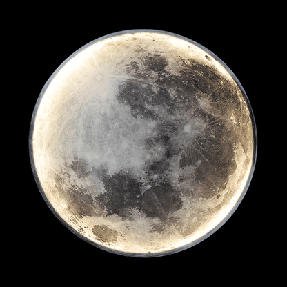Soft LED Moon Phase Wall Lamp