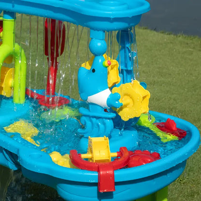 Kids 3+ Outdoor Water Play Table with 3 Tiers