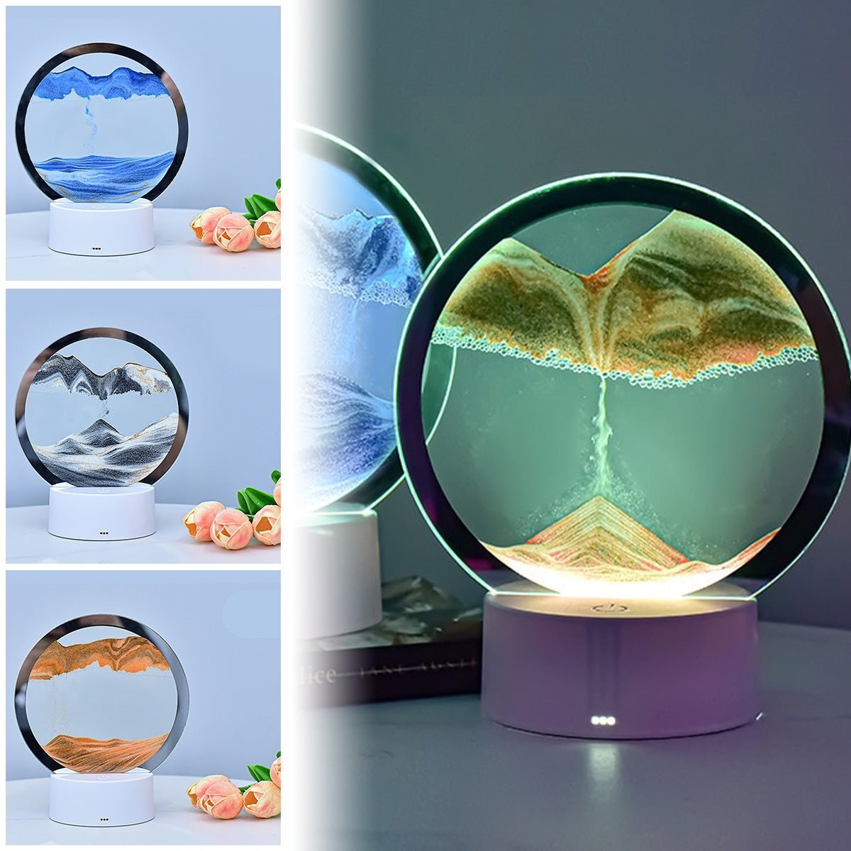 Vibrant Oceanic Art Lamp