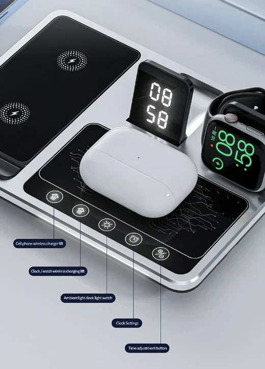 Quick 4-in-1 Wireless Charger for iPhone and AirPods