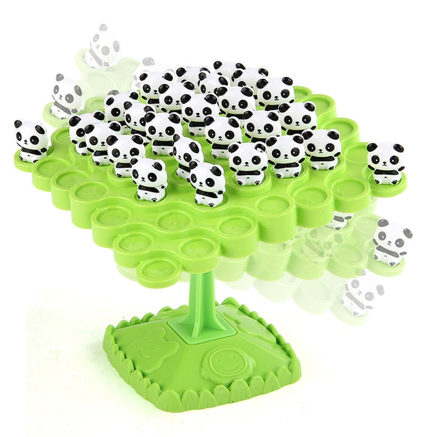 Cute Panda Balance Tree Figure