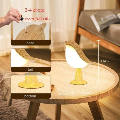 FeatherGlow Touch Lamp - Table Lamp - Wild Eye Vision